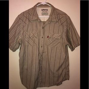 Levi’s Short-sleeved Western Shirt (tan)